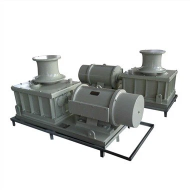 Cabrestante de ancla horizontal marino